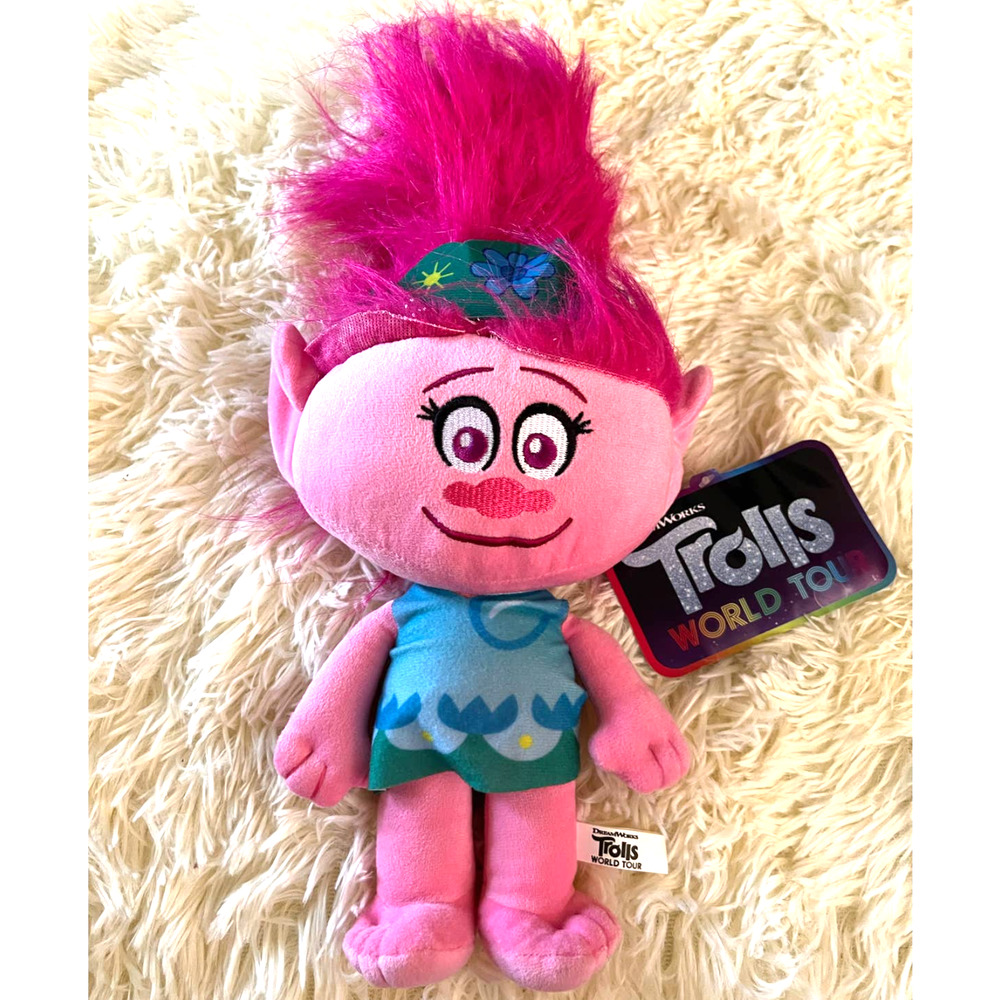 Dreamworks Trolls World Tour Poppy plush doll - NWT